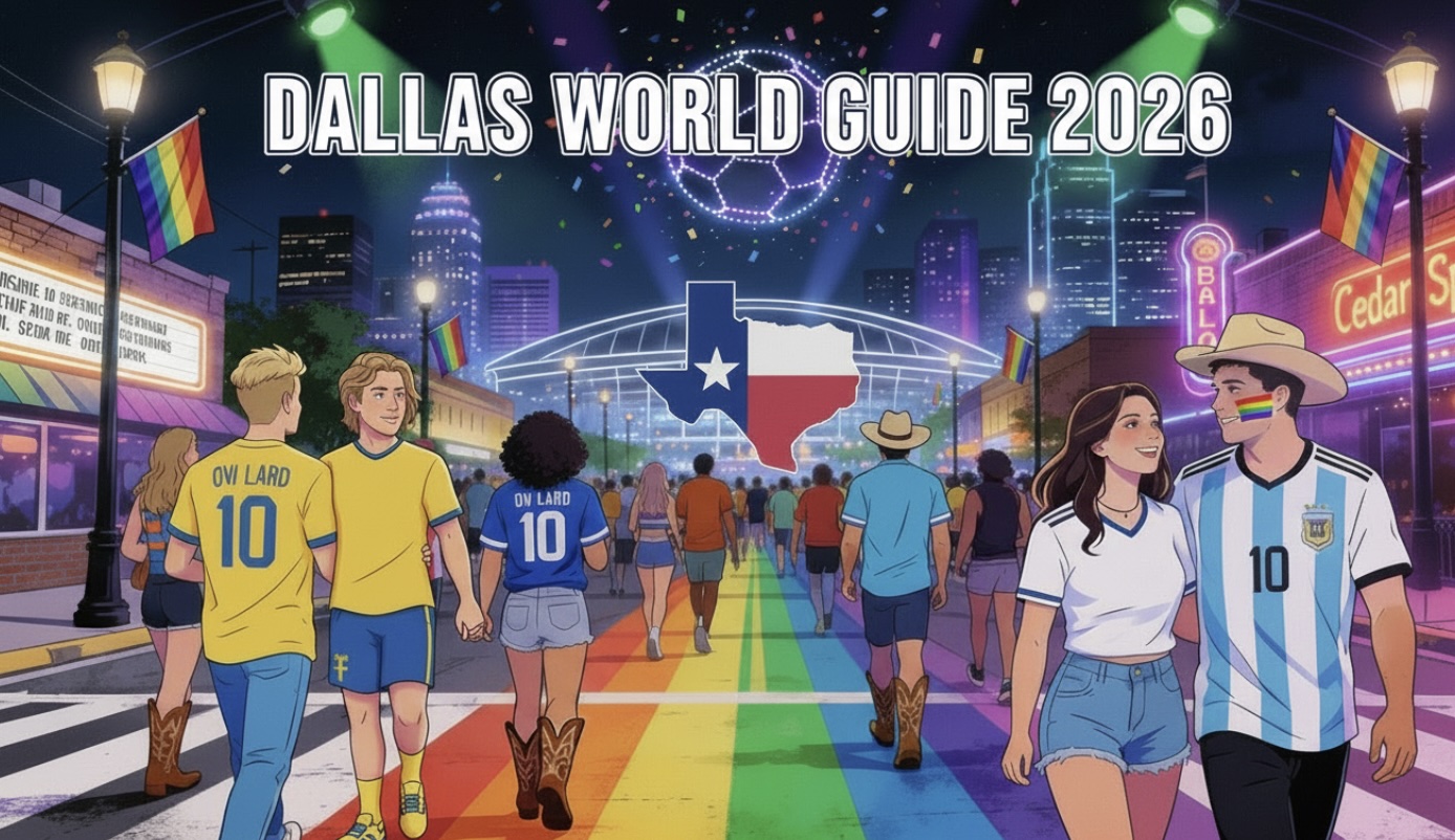 Dallas World Cup 2026 Gay Guide: Hot Athletes, Celeb Sightings & LGBTQ Texas Nightlife